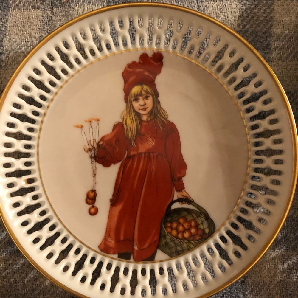 Vintage Carl Larsson Decorator Plate